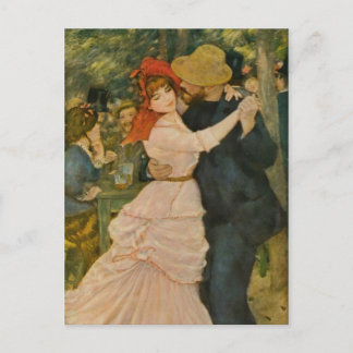 Carte Postale Danse de Pierre-Auguste Renoir à Bougival (1883)