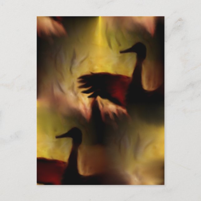 Carte Postale Danse Des Grues (Devant)