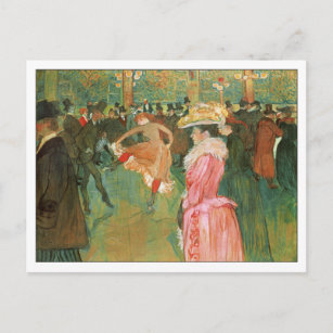 Carte Postale Danse d'Henri Toulouse-Lautrec