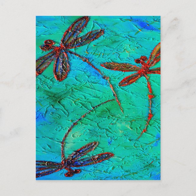 Carte Postale Danse Dragonfly (Devant)