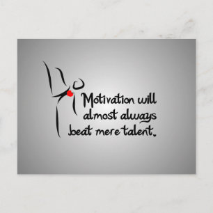 Carte Postale Danse du coeur-Motivation