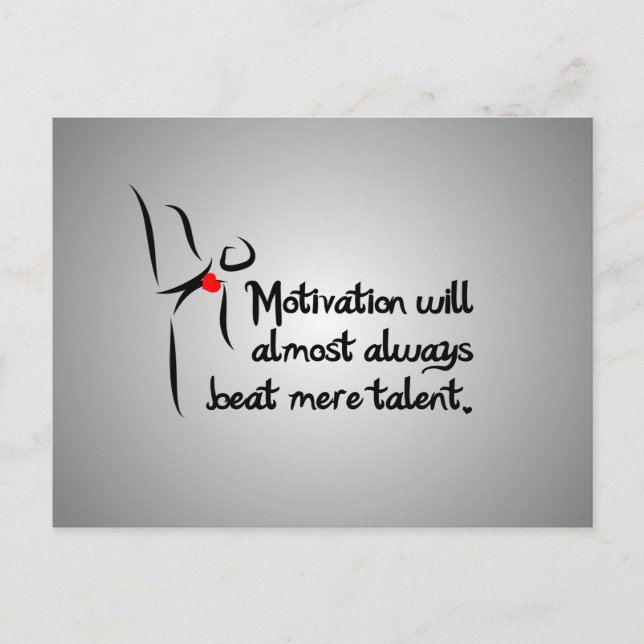 Carte Postale Danse du coeur-Motivation (Devant)