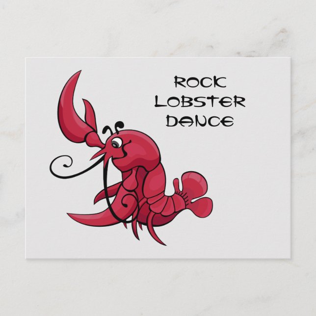 Carte Postale Danse du homard de roche (Devant)