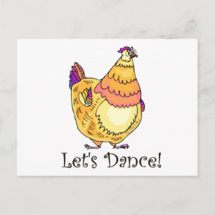 Carte Postale Danse du poulet