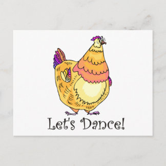 Carte Postale Danse du poulet