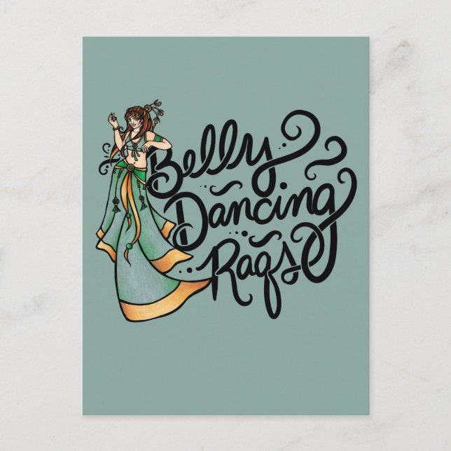 Carte Postale Danse du ventre Raqs Danseuse du ventre            (Devant)