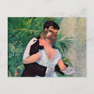 Carte Postale Danse en ville par Pierre-Auguste Renoir