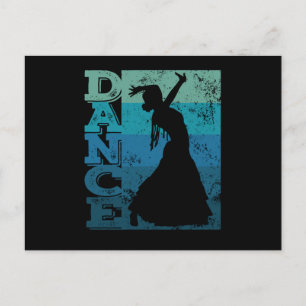 Carte Postale Danse flamenco Dance Robe flamenco