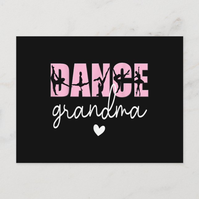 Carte Postale Danse Grand-mère d'une grand-mère danseuse, Bonne  (Devant)
