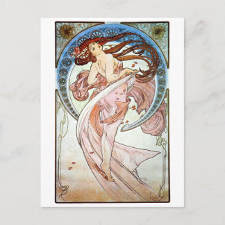Carte Postale Danse, Mucha