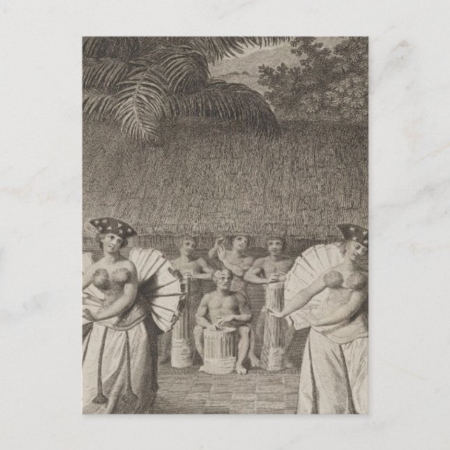 Carte Postale Danse, Otaheite, Tahiti (Devant)
