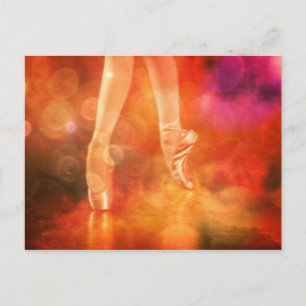 Carte Postale Danse pieds ballerine danse ballerine danse danse 