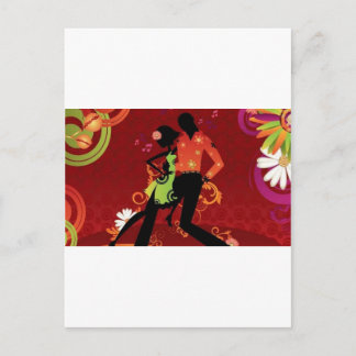 Carte Postale Danse salsa