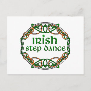 Carte Postale Danse step Irlandaise