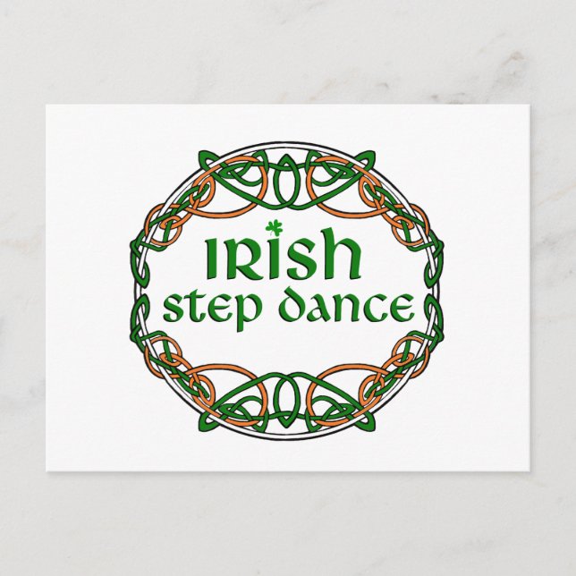 Carte Postale Danse step Irlandaise (Devant)