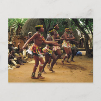 Carte Postale Danse, Style Zulu - Afrique du Sud