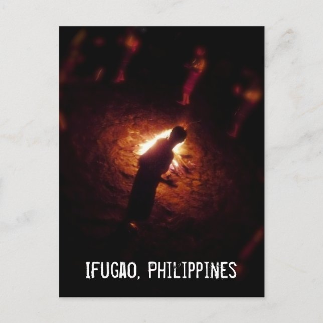 Carte Postale Danse tribale (Devant)