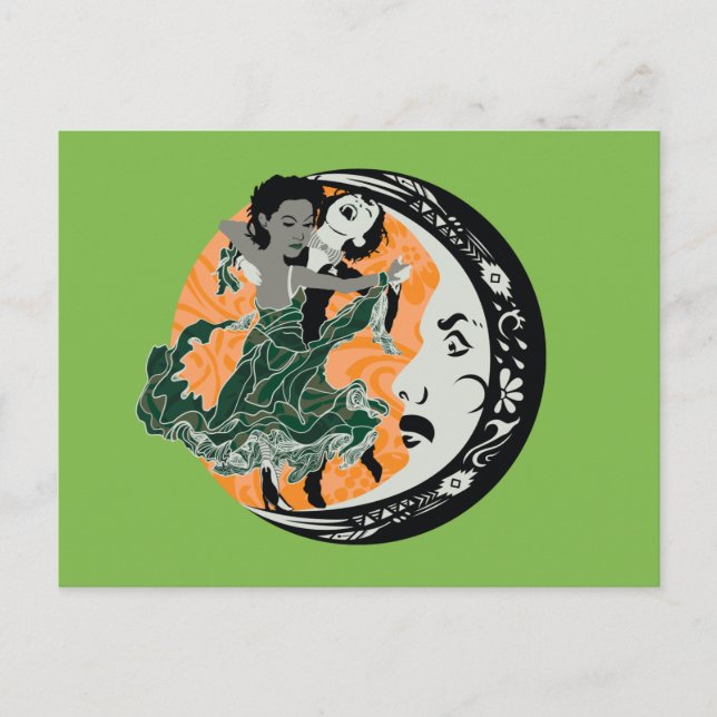 Carte Postale danser avec votre obscurité (Devant)