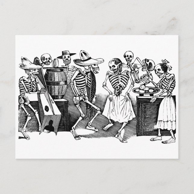 Carte Postale "Danser le Jarabe dans l'autre monde" (Devant)