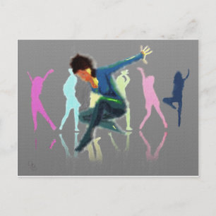 Carte Postale Danser pour Joy Art