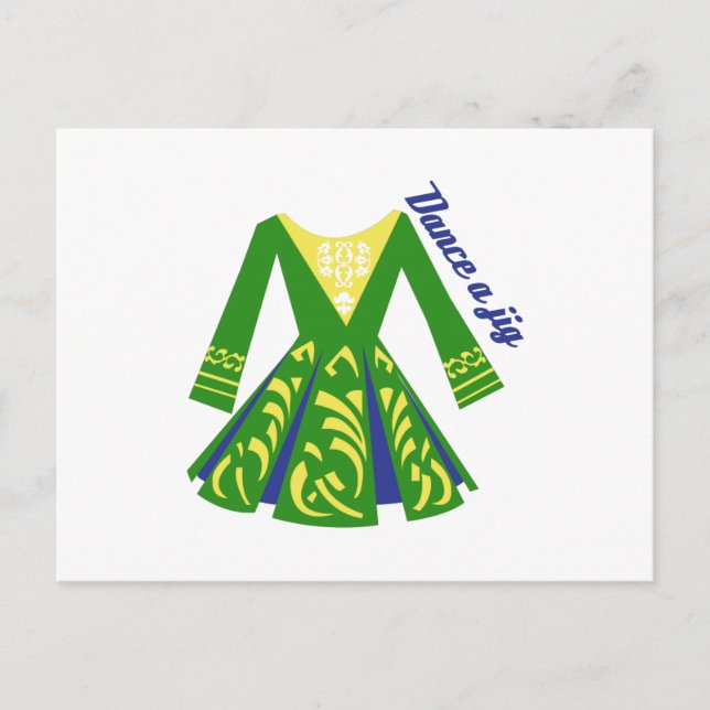 Carte Postale Danser une Jig (Devant)