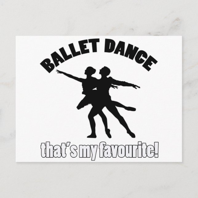 Carte Postale Danses de ballet (Devant)