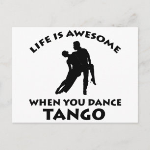 Carte Postale Danses Tango Designs