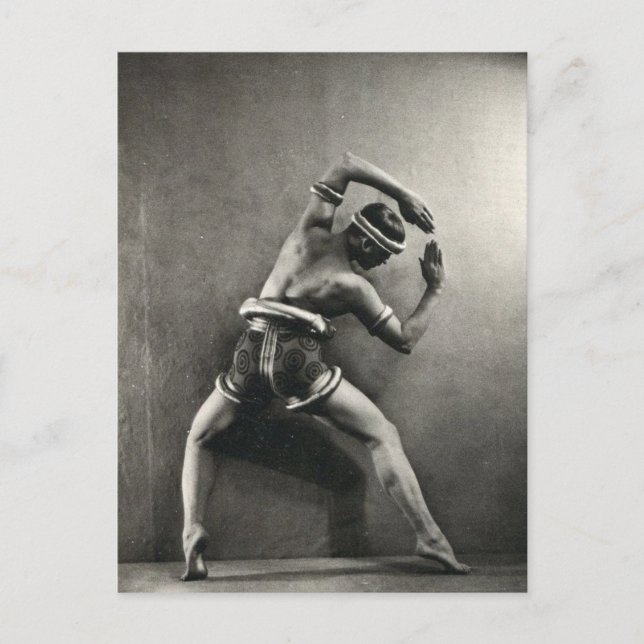 Carte Postale Danseur 1928 (Devant)