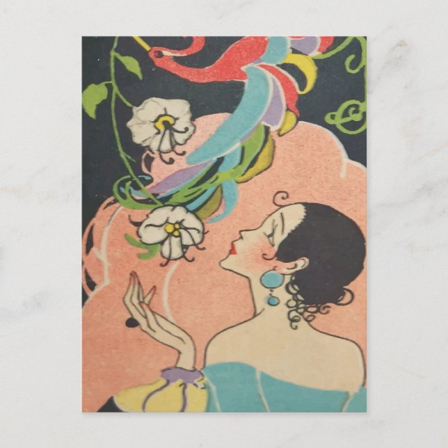 Carte Postale Danseur Art déco (Devant)