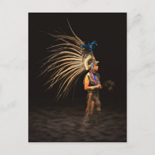 Carte Postale Danseur Aztec
