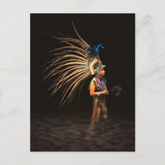Carte Postale Danseur Aztec (Devant)