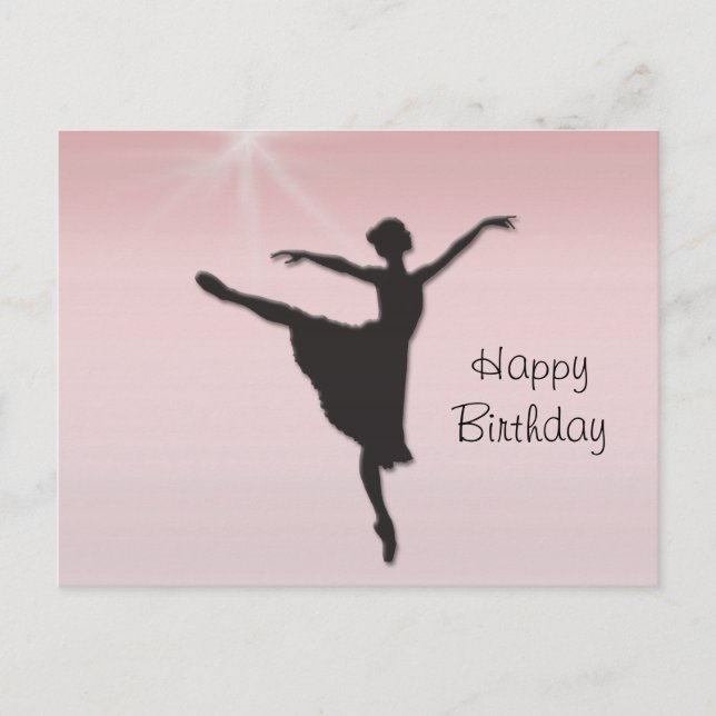 Carte Postale Danseur de ballet (Devant)