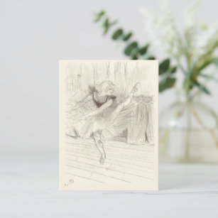 Carte Postale Danseur de ballet, Toulouse-Lautrec