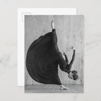 Carte Postale Danseur de ballet victorien en mouvement