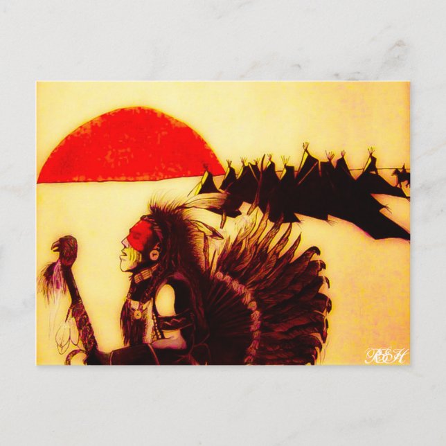 Carte Postale Danseur de prairie (Devant)