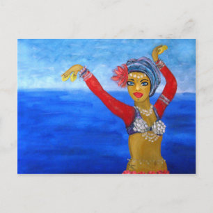 Carte Postale Danseur de tribu aquatique