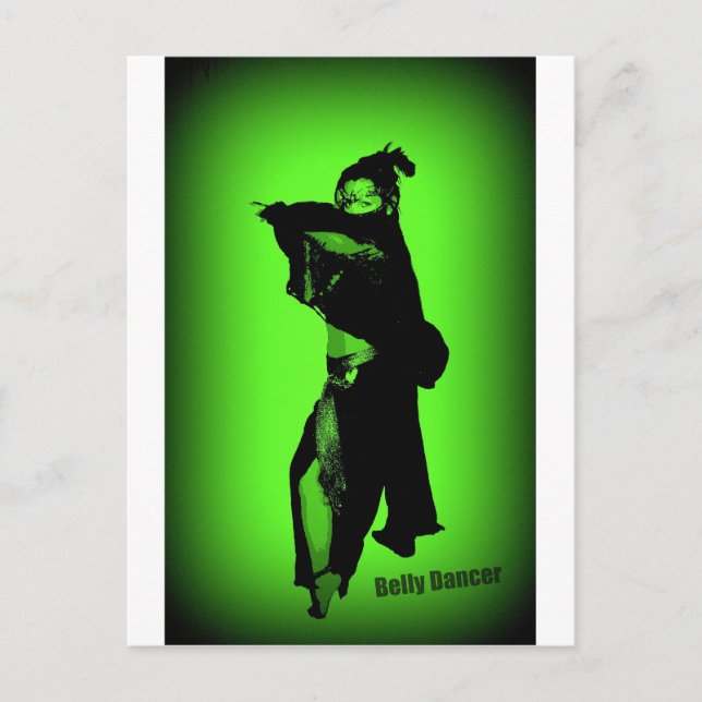 Carte Postale Danseur du ventre (Devant)