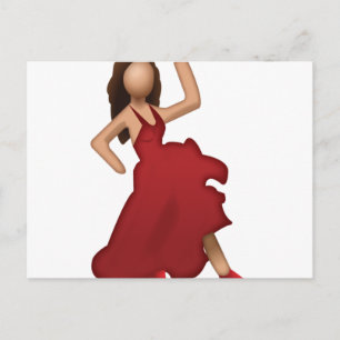 Carte Postale Danseur - Emoji