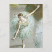 Carte Postale Danseur en vert | Edgar Degas (Devant)