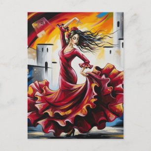 Carte Postale Danseur flamenco espagnol