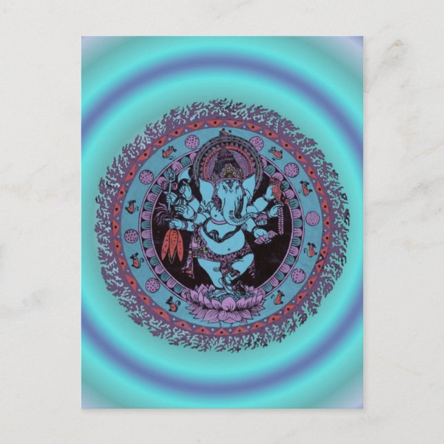 Carte Postale Danseur Ganesh (Devant)