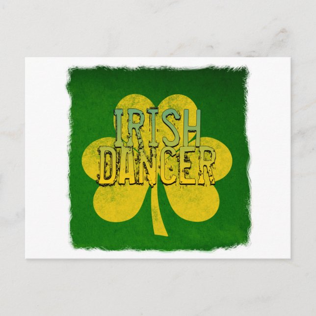 Carte Postale Danseur irlandais (Devant)