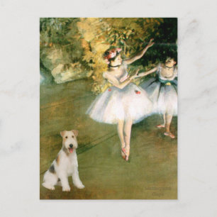 Carte Postale Danseur - Wire Fox Terrier #1