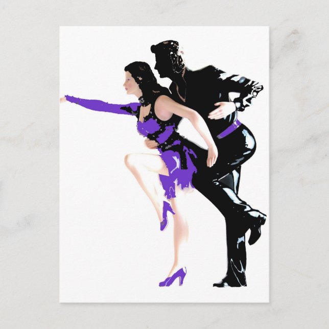 Carte Postale Danseurs (Devant)