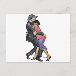 Carte Postale Danseurs berlinois au début des années 1900