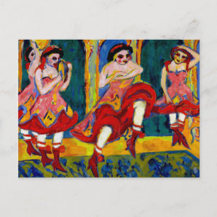 Carte Postale Danseurs Czardas par Kirchner