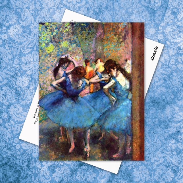 Carte Postale Danseurs dans Blue Ballet Edgar Degas (Créateur téléchargé)