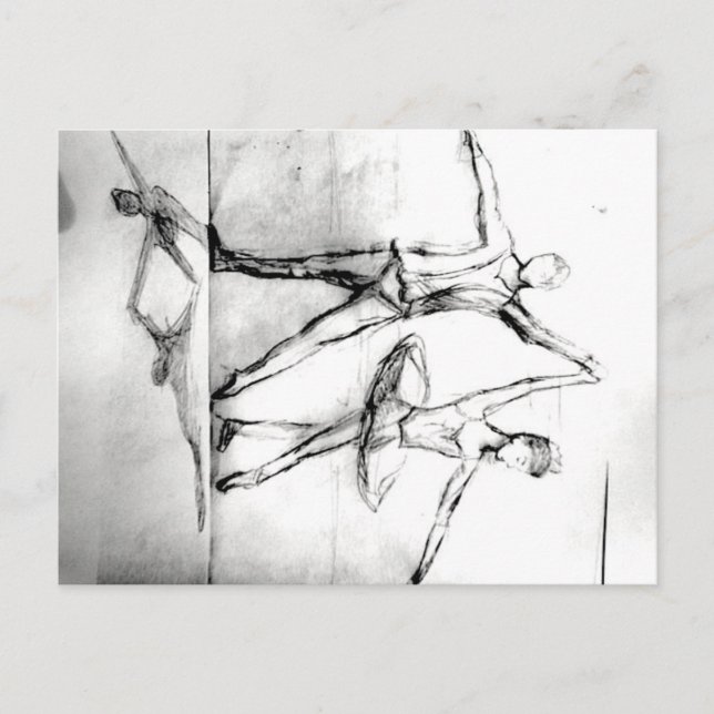 Carte Postale Danseurs de ballet (Devant)