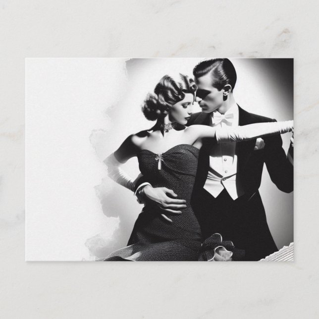 Carte Postale Danseurs de blues (Devant)