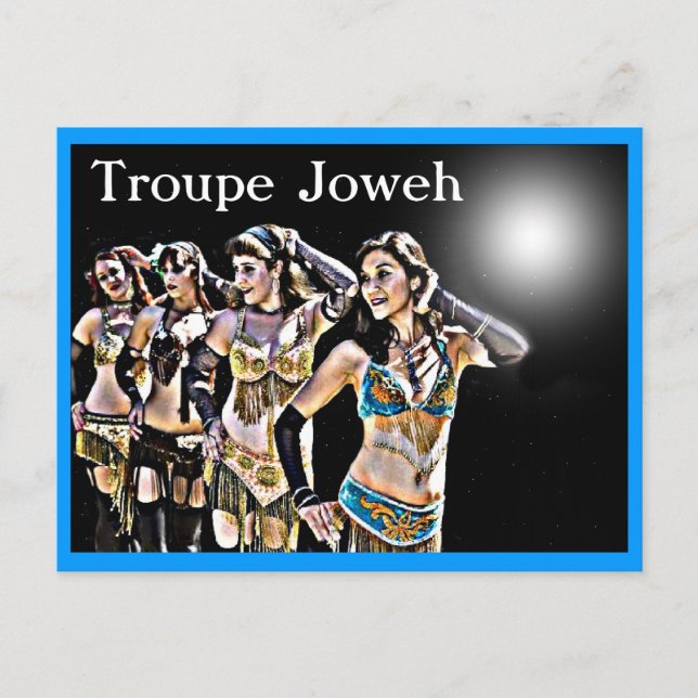 Carte Postale Danseurs de la Troupe Joweh (Devant)